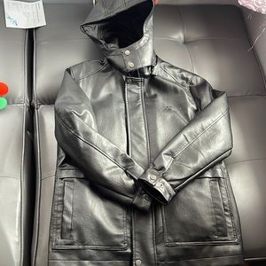 BV Clothing Mens Hooded Jacket Black